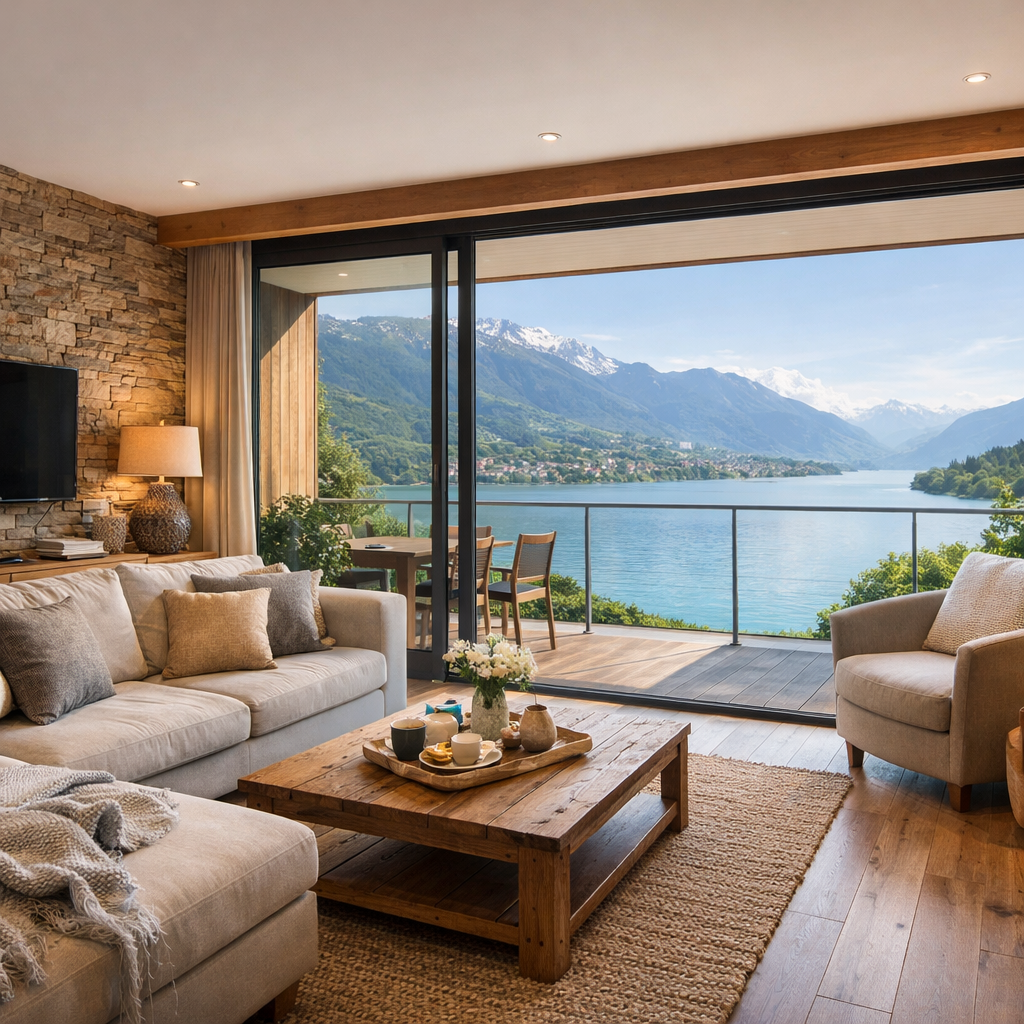 Optimisation des revenus d'une location Airbnb en Savoie avec gestion complète par conciergerie.